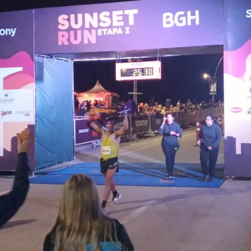 Atletismo: Destacada victoria de Ezequiel Aguilera en el Sunset Run 