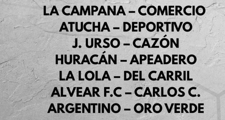 F&uacute;tbol: Programa Tercera fecha Torneo Apertura 2026
