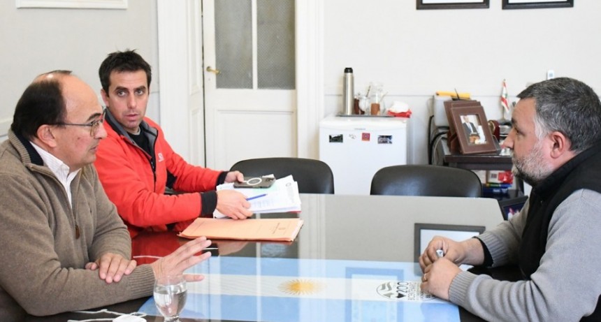SALOMÓN Y TOSCA SE REUNIERON CON EL PRESIDENTE DEL CLUB DE PESCA 