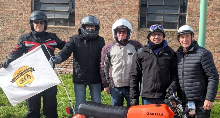Club de Motos Antiguas: “Siempre nos tratan muy bien en Alvear”