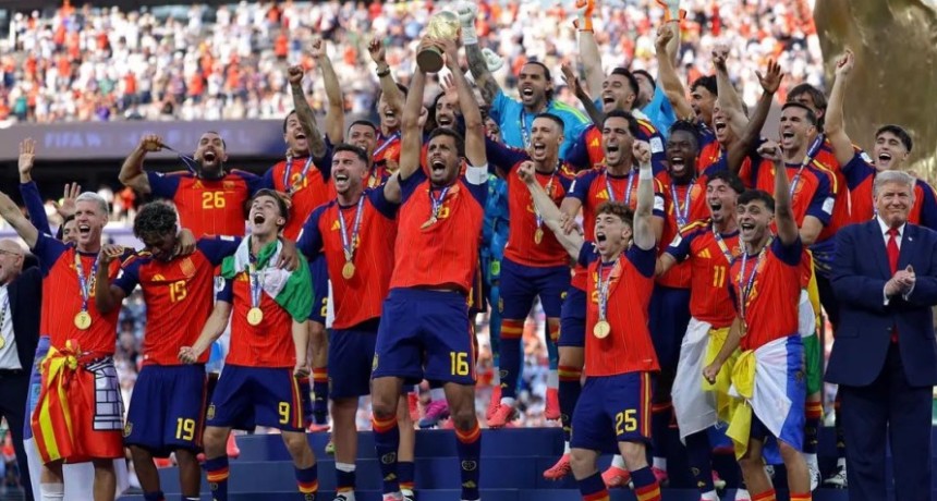 Trump quiso colarse en los festejos del Mundial de Espa&ntilde;a