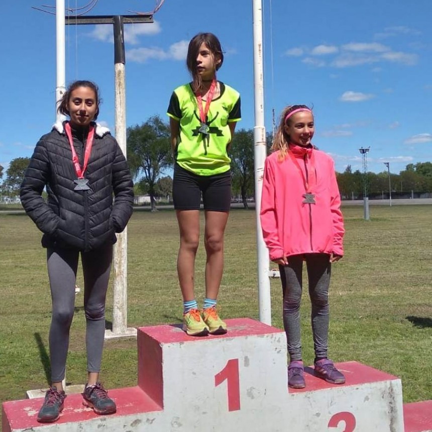 Atletismo: Fanny Perazzo subió a lo más alto del podio en Casares