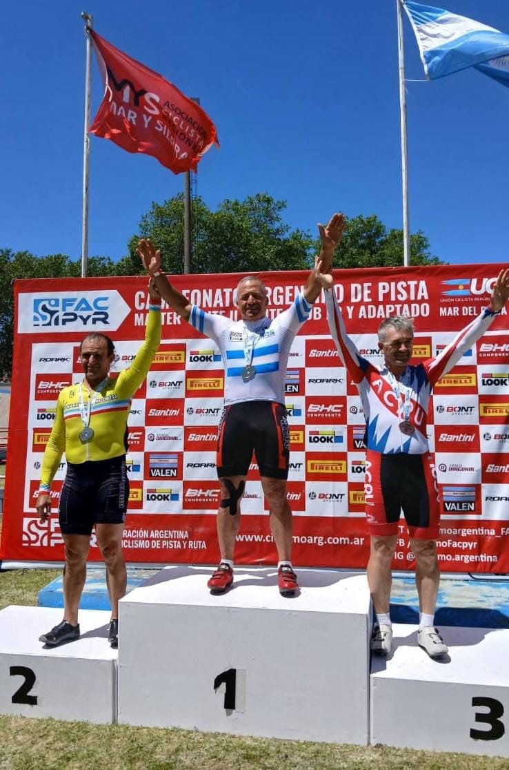 Ciclismo: Juan Carlos Funes se consagró campeon argentino de pista