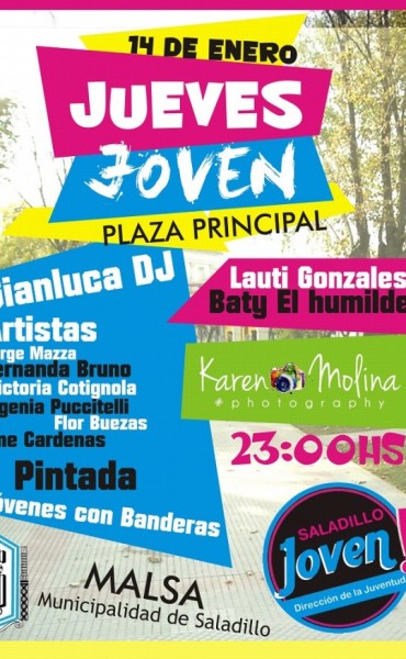 Los esperamos hoy para compartir el segundo Jueves Joven