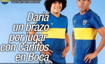 Diego Maradona y su deseo que liga a Carlos Tevez