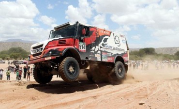 Hist&oacute;rico tercer lugar de Federico Villagra en camiones
