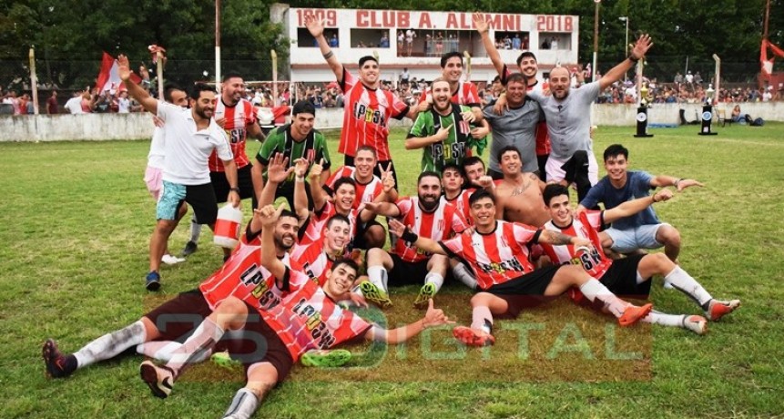 Alumni ganó en los penales y es el Campeón del Torneo Clausura 2019 de 25 de Mayo