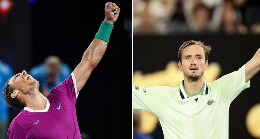 Tenis: Nadal y Medvedev definirán al campeón del Abierto de Australia