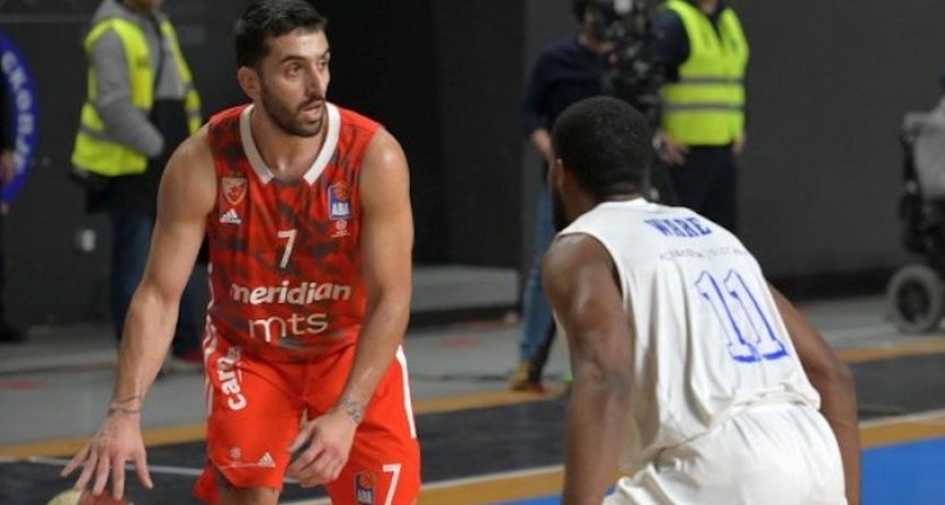 Campazzo se descargó en el torneo local y el Estrella Roja ganó cómodo 