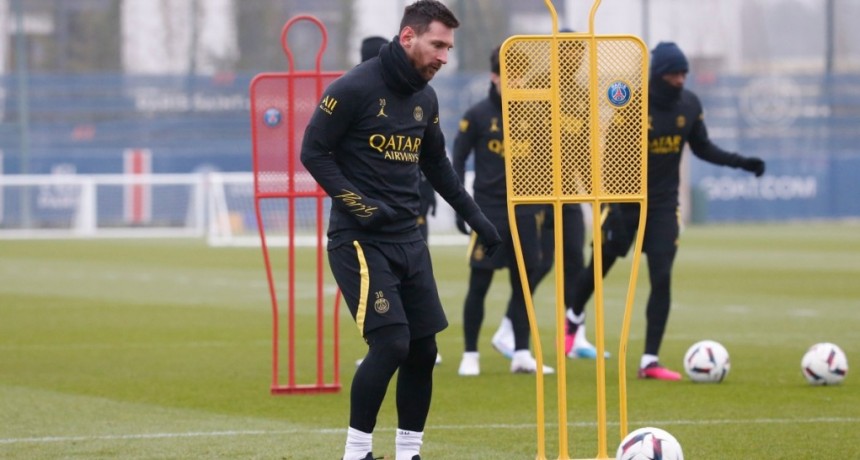  Messi volvió a entrenarse con PSG luego del descanso con su familia en Los Alpes 