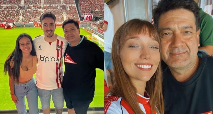 El papá de Báez Sosa fue a ver un partido de fútbol con los abogados que lo defienden