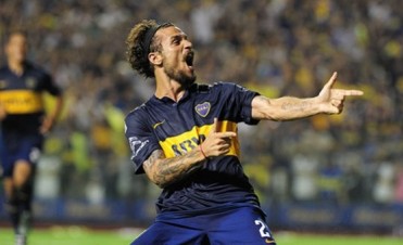 Daniel Osvaldo marc&oacute; un gol en la victoria de Boca ante Wanderers