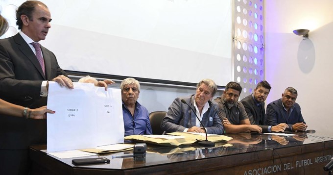 Acordaron estatuto en AFA y abrieron sobres por la televisación