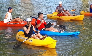 Marcelo Gabrieloni fue cuarto en Azul en Kayak/Running