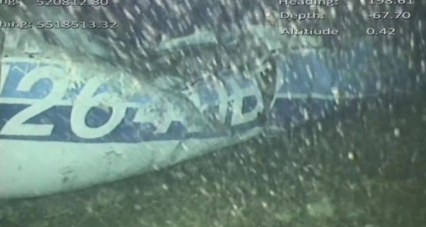 La primera imagen del hallazgo del avi&oacute;n que trasladaba a Emiliano Sala