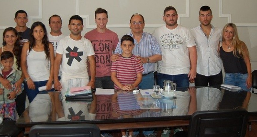 Deportistas locales se reunieron con el Intendente de Saladillo