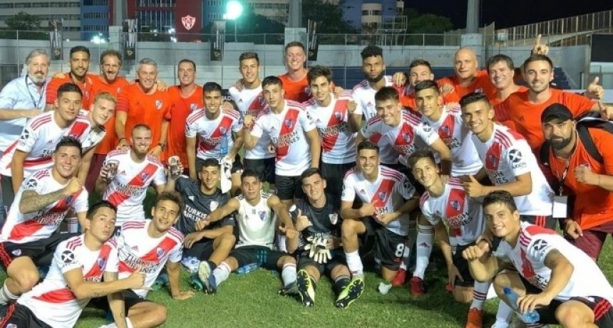 River con el saladillense Lombardi mete primera en la Copa Libertadores Sub 20