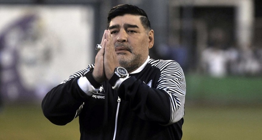 Maradona lamentó la muerte de Braian Toledo