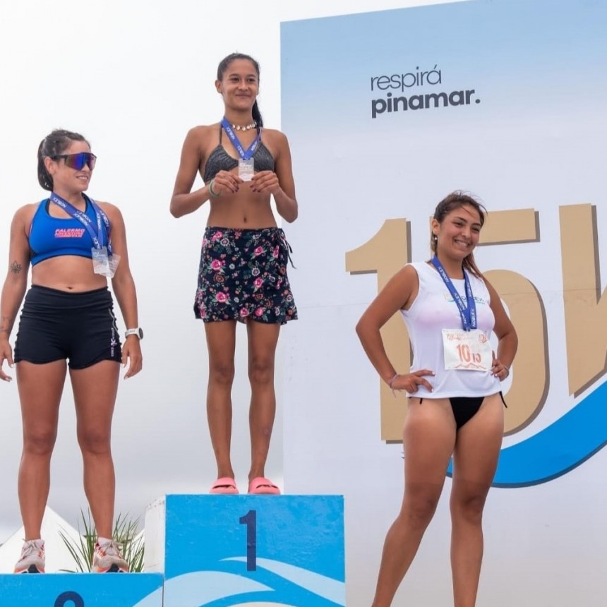 PRIMER PUESTO PARA CELESTE AVALOS EN LOS 15 K NOBLEX EN PINAMAR