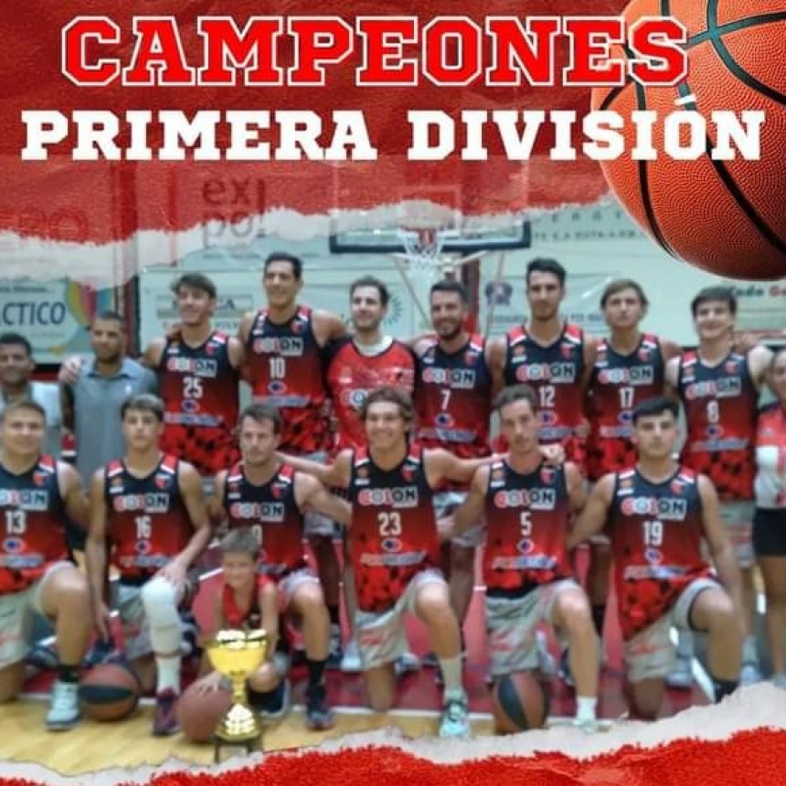 Básquet: Se entregó la Copa de Campeón a Deportivo Colon