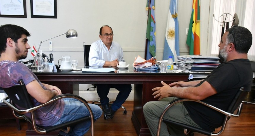 SALOMÓN SE REUNIÓ CON EL PRESIDENTE DEL CLUB DE PESCA SALADILLO