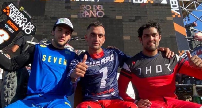 Lucas Estomba subió al podio en el Enduro del Verano 2023