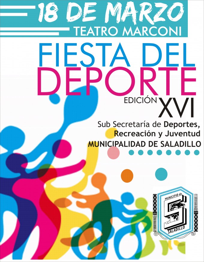 Se realiza este viernes la XVI Fiesta del Deporte 2015 en Saladillo