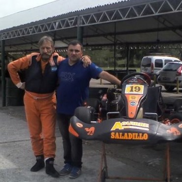 Carlos Simonetti probo en el Kartodromo de Buenos Aires