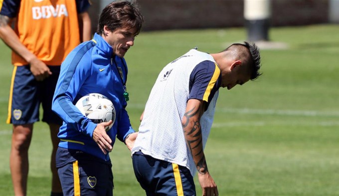 Mala pata: Insaurralde lesionó a Centurión en la práctica