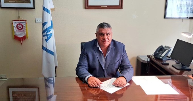 Primer día de gestión de Chiqui Tapia 