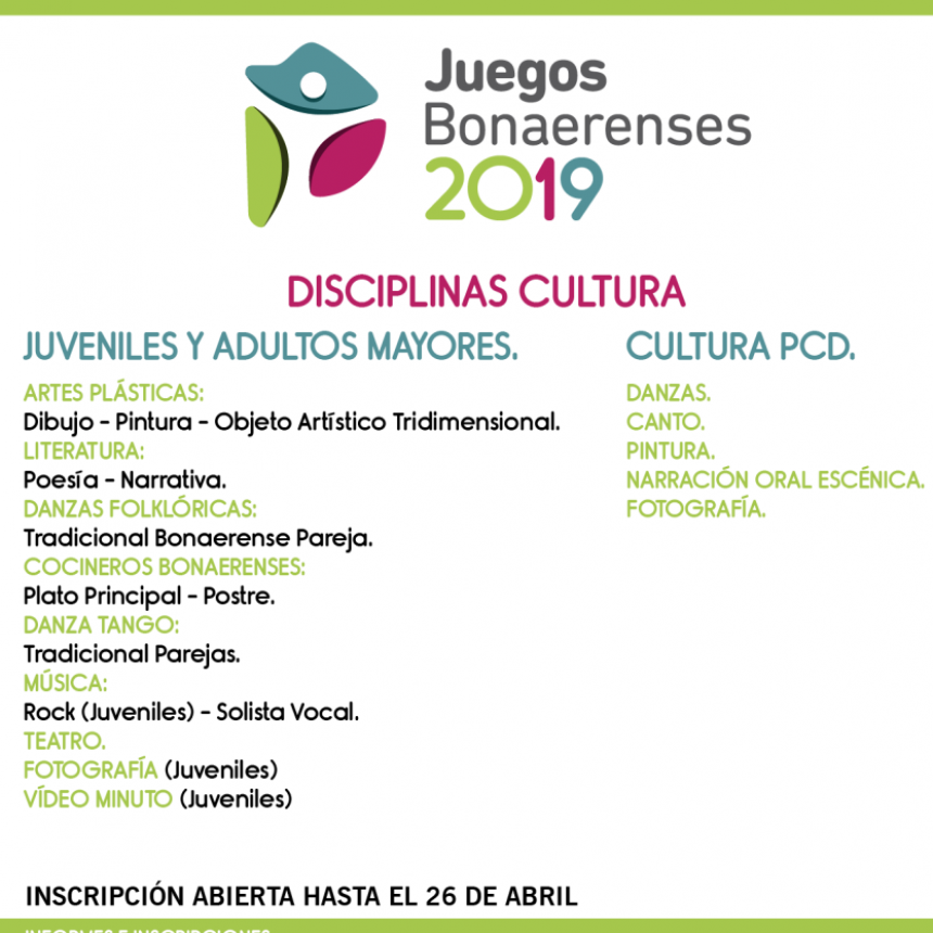 Torneos Bonaerenses 2019 - Inscripción en Saladillo