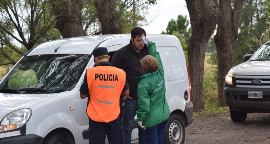 Comenzó el operativo de control de temperatura a quienes ingresen a General Alvear