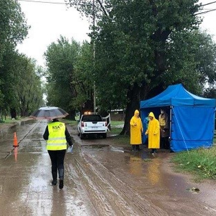 Saladillo: CON O SIN LLUVIA CONTINÚAN LOS CONTROLES EN LOS ACCESOS