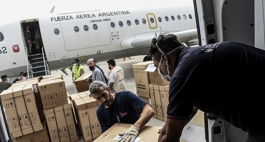 Enviaron respiradores y otros insumos sanitarios a provincias del NOA y NEA