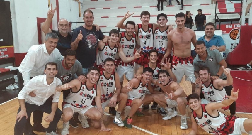 Básquet: Importante triunfo de Colon ante Pilar por el Torneo Federal