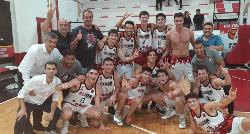 Básquet: Importante triunfo de Colon ante Pilar por el Torneo Federal