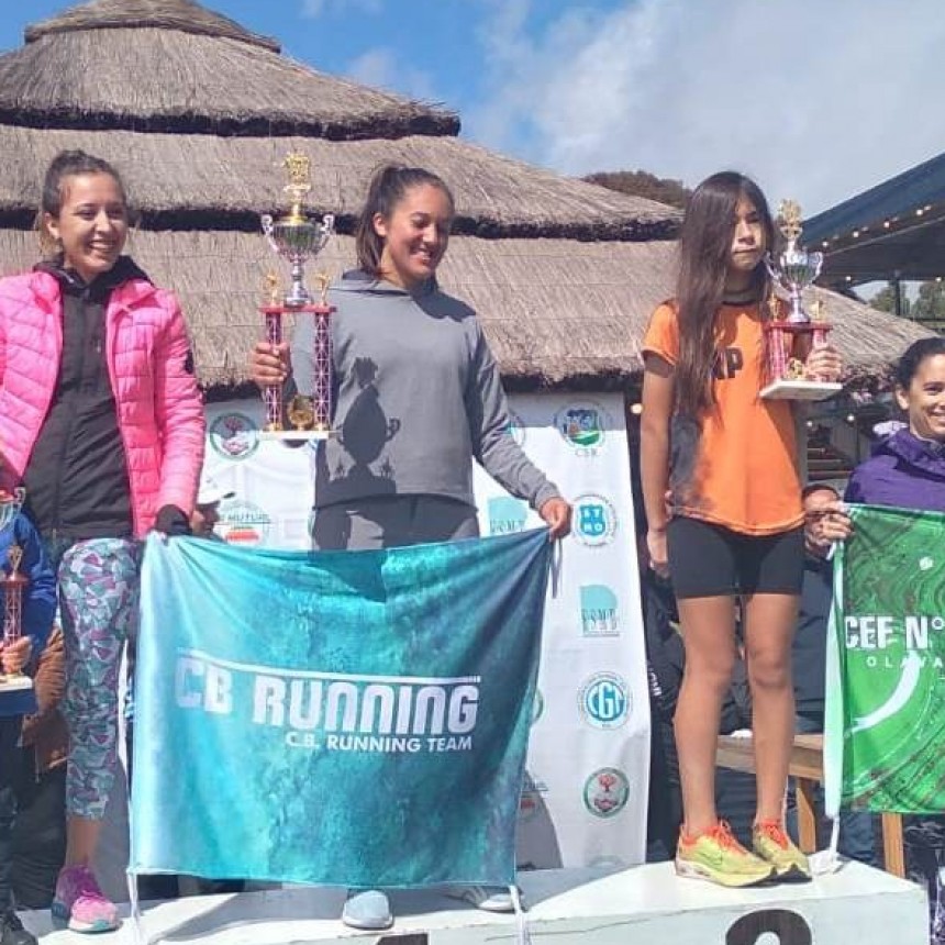 Fanny Perazzo subió al podio en el Cross Country 