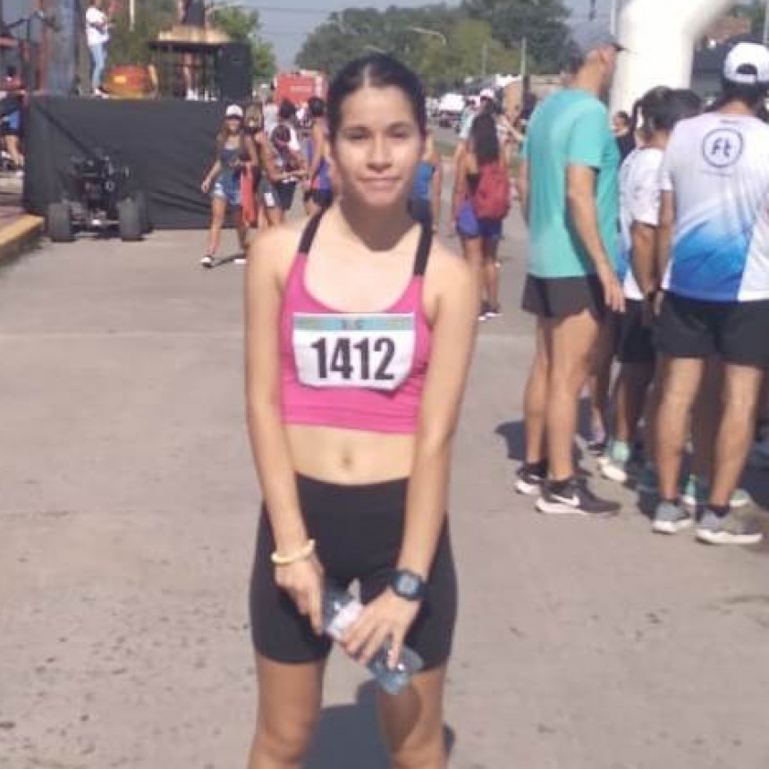 Atletismo: Quinto lugar para Fanny Perazzo en Benito Juárez