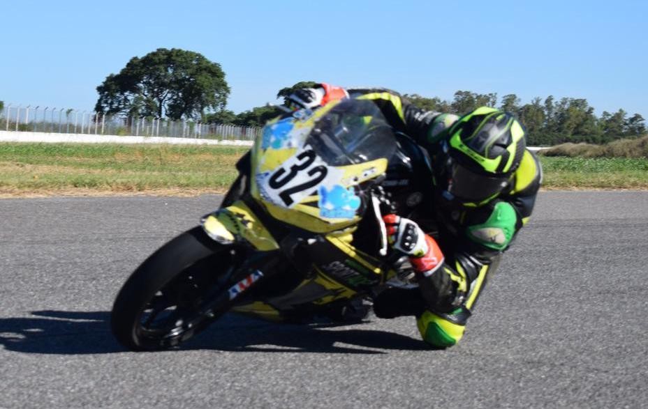 Motociclismo: Valentín Valor entrenó en el Autódromo de Rafaela 