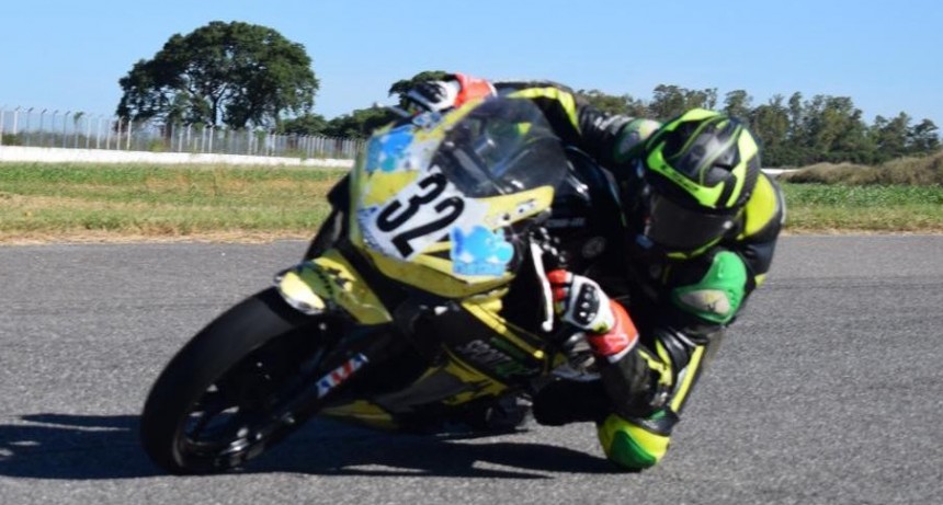 Motociclismo: Valentín Valor entrenó en el Autódromo de Rafaela 