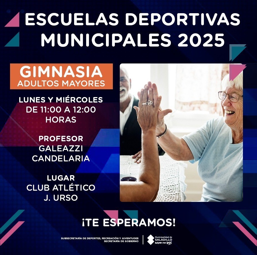 ESCUELAS DEPORTIVAS MUNICIPALES 2025 en SALADILLO