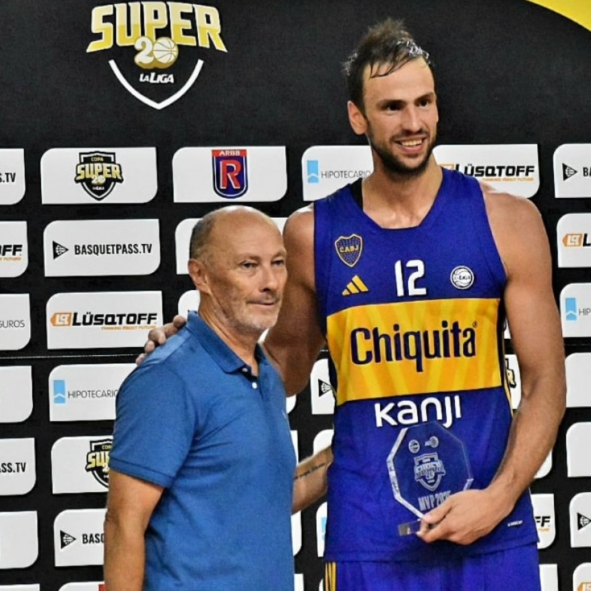 Marcos Delía campeón con Boca y MVP en la final del Super 20