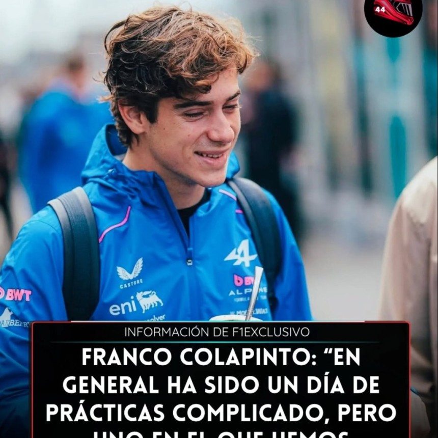 F1: Practicas complicadas para Franco Colapinto en Suzuka