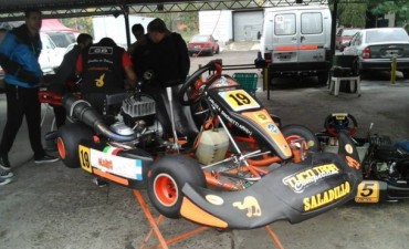 Saladillenses corrieron en el Kartodromo Luis Di Palma