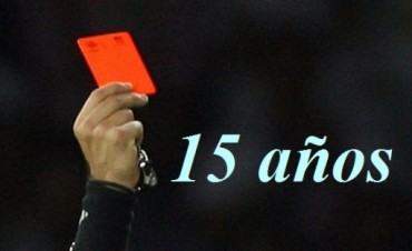 15 años de suspensión para el jugador Andres Pallero