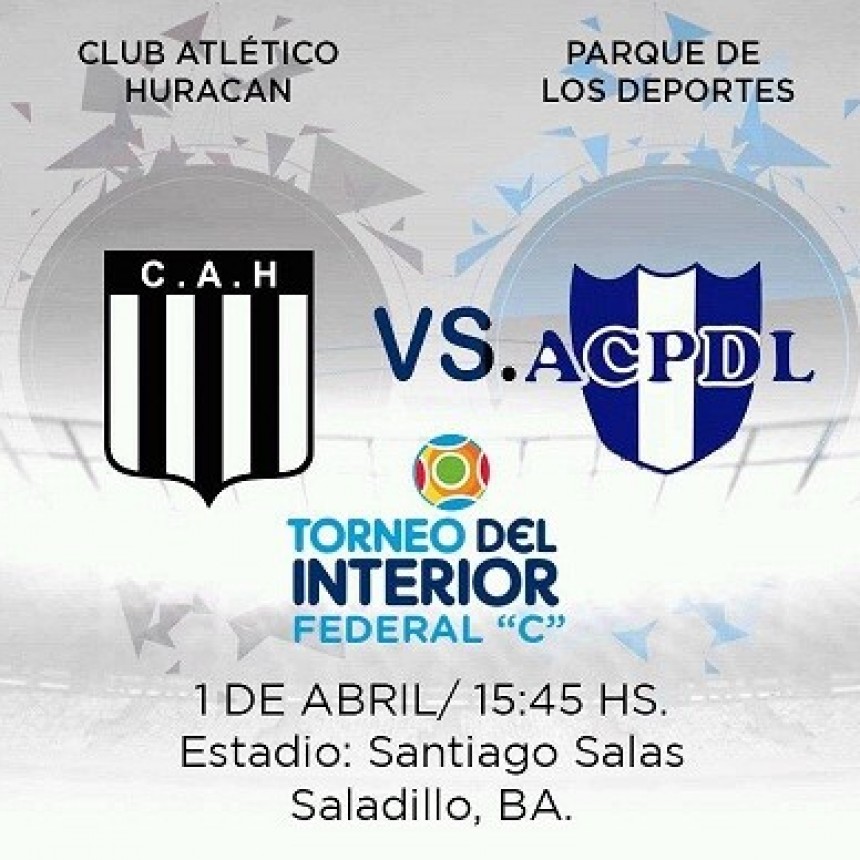 Huracán recibe hoy a Parque por el Federal C