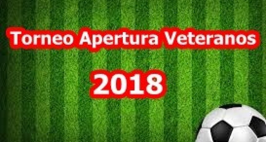 El Torneo de Veteranos da el puntapié inicial de la temporada 2018