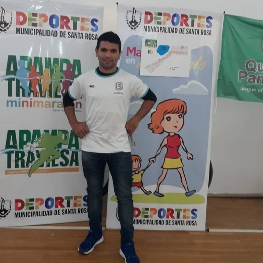 Ezequiel Aguilera y Francisca Almirón corren hoy en La Pampa