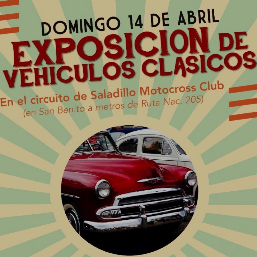 Se realiza este domingo Encuentro de Vehículos Clásicos en San Benito 