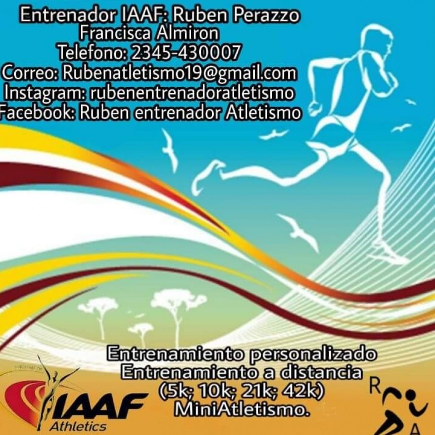 Entrenamiento personalizado de Atletismo en Saladillo